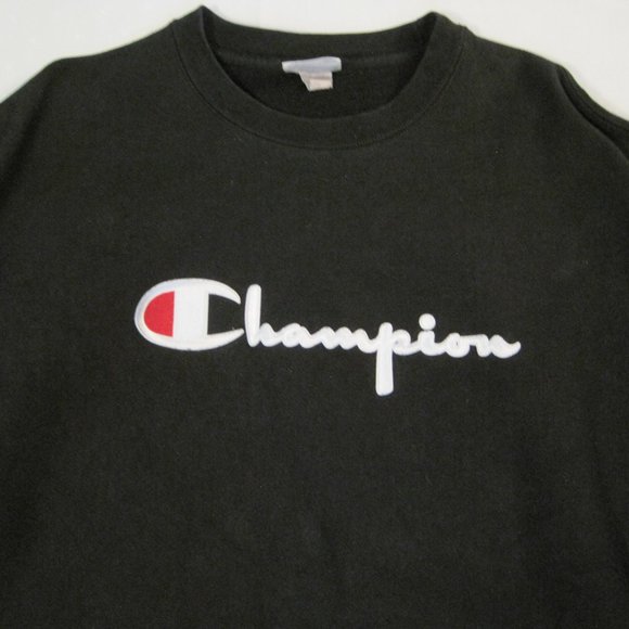 Men’s Champion Sweatshirt – Black – Size 2XL – pre-owned - Picture 1 of 6